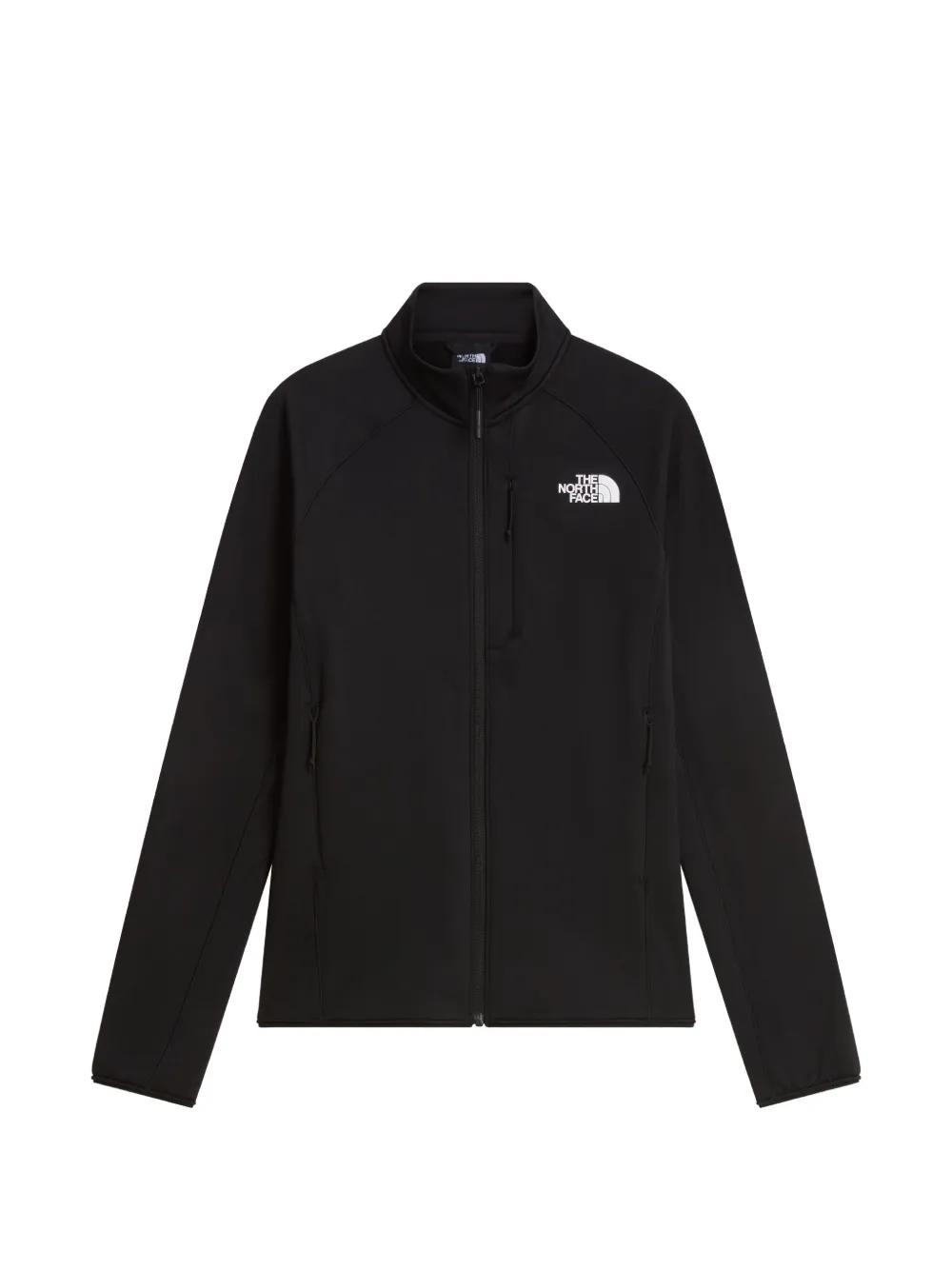 The North Face logo-print zip-up sweatshirt - Schwarz