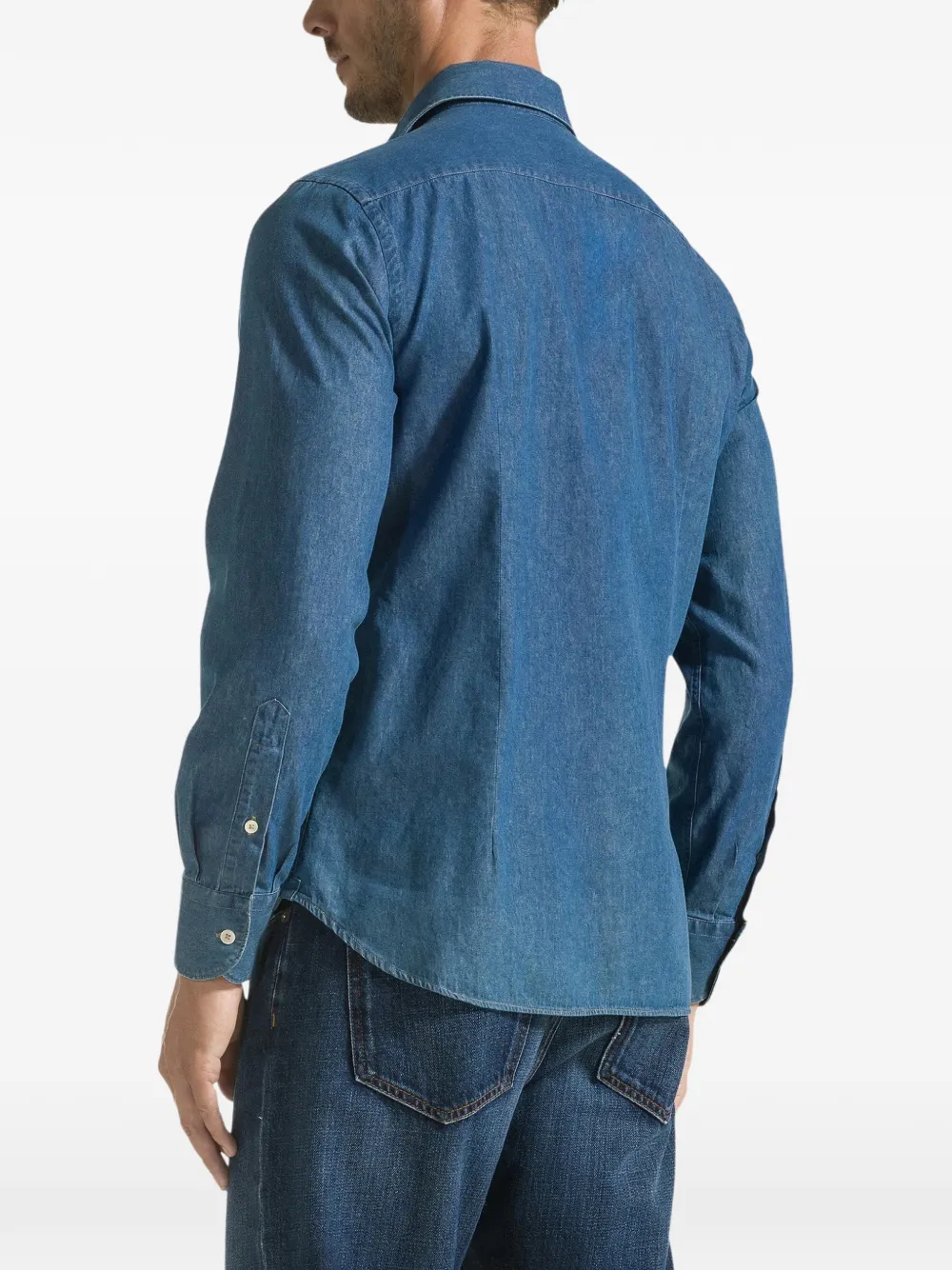 Seventy Denim overhemd Blauw