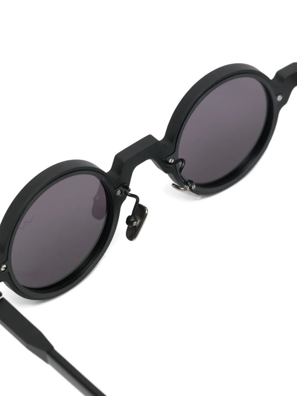VAVA Eyewear White Label round-frame sunglasses Zwart