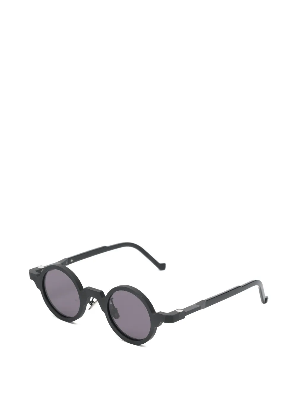 VAVA Eyewear White Label round-frame sunglasses Zwart