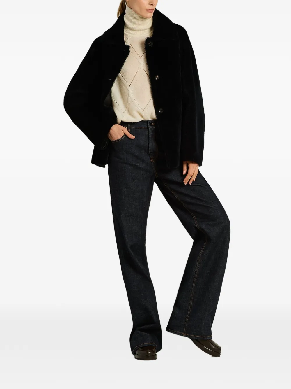 Kiton Straight jeans Blauw