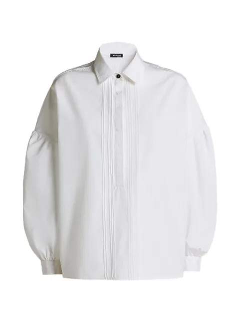 Kiton pleated-bib shirt