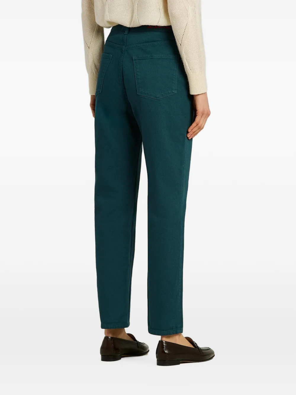 Kiton straight-leg jeans Groen