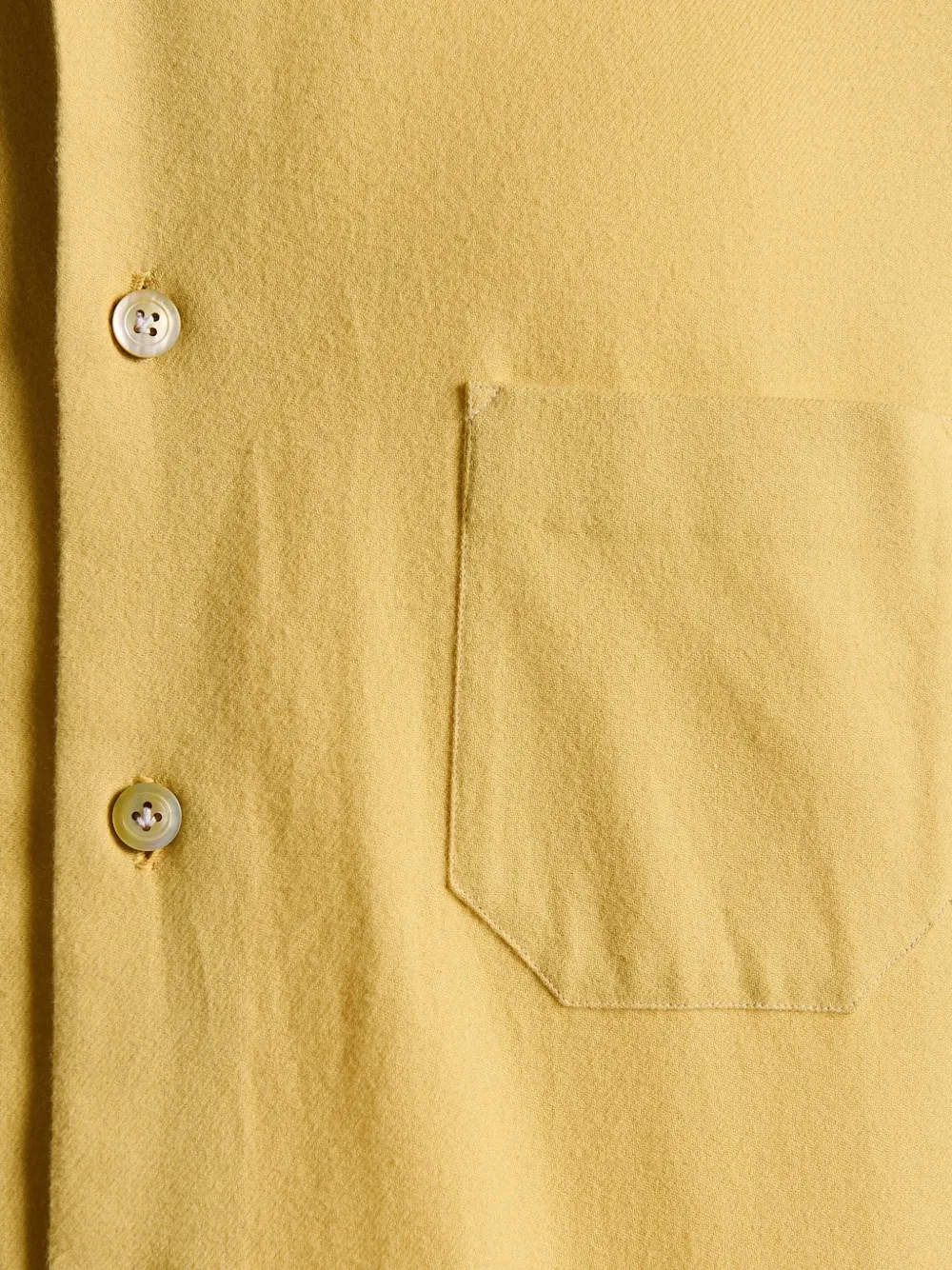 Kiton Ciro double-pocket shirt Geel