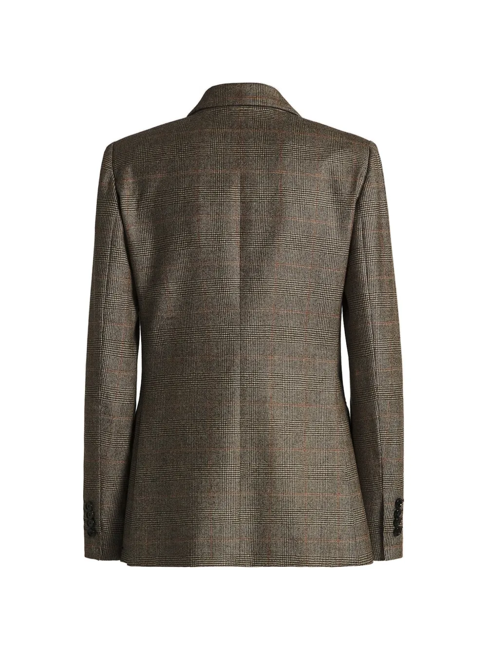 Kiton Blazer met enkele rij knopen Bruin