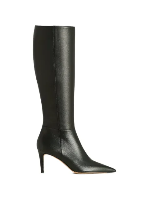 Kiton pointed-toe knee-high boots