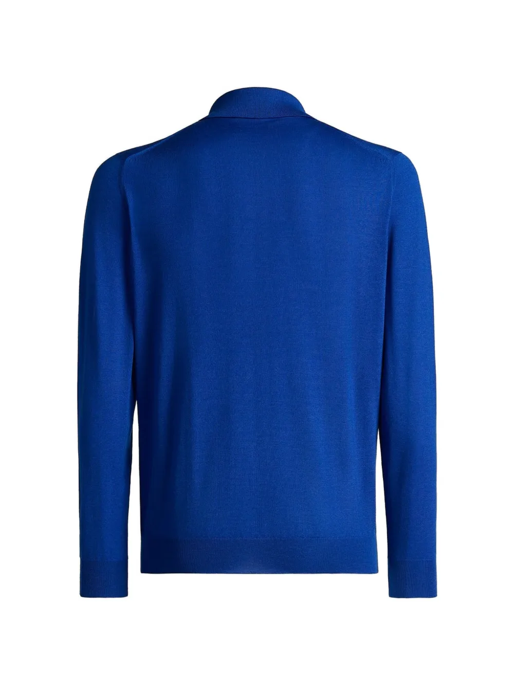 Kiton long-sleeve polo shirt Blauw