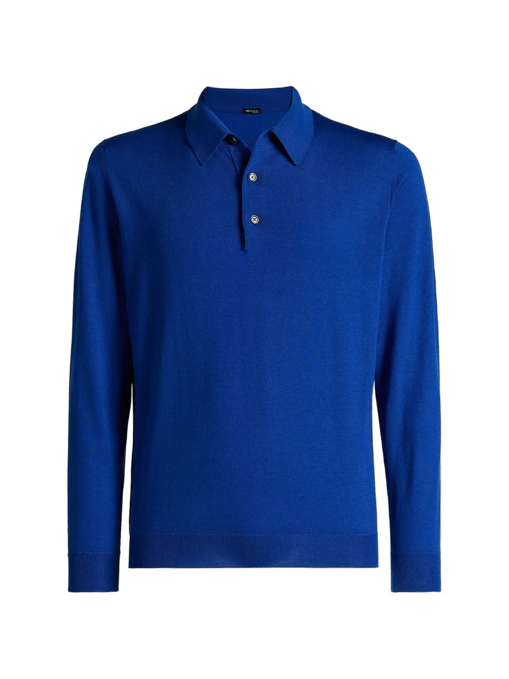 Kiton Polo a maniche lunghe - Blu