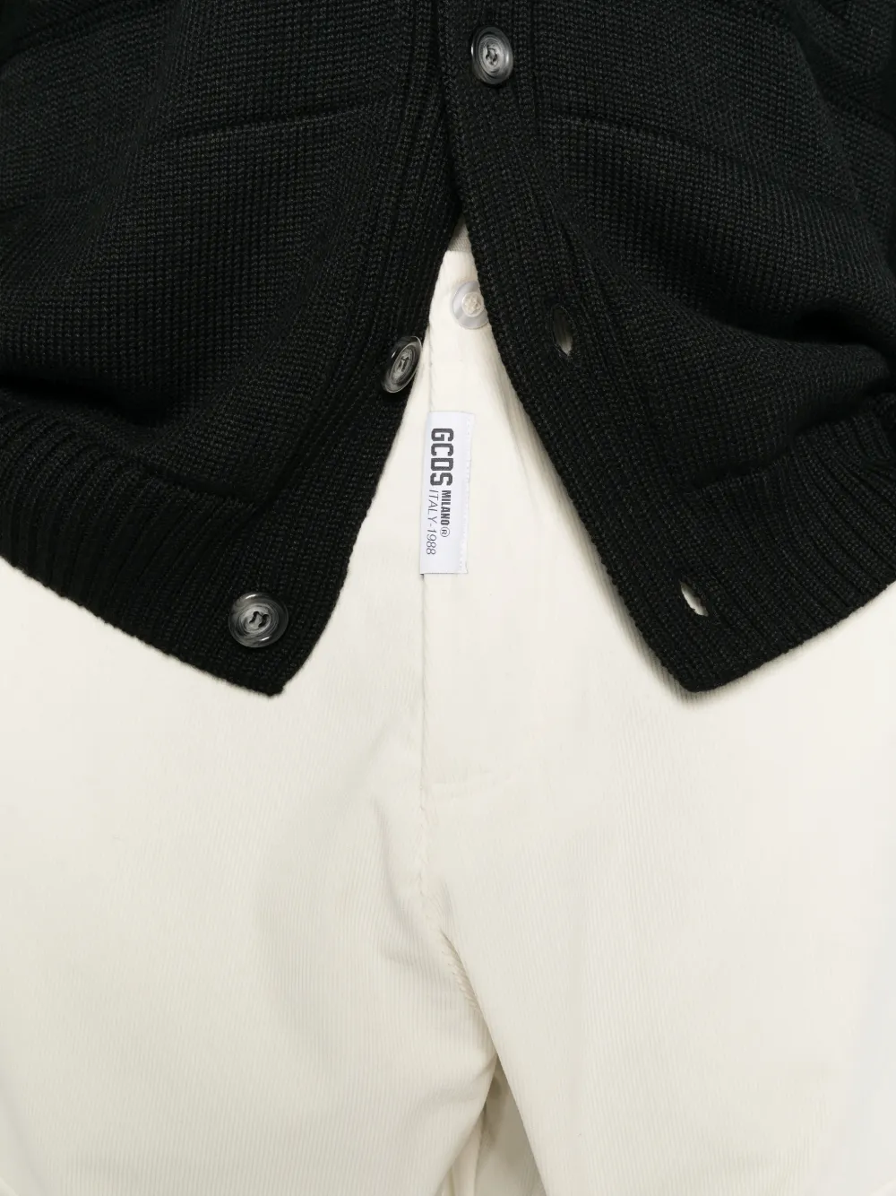GCDS corduroy cargo pants Beige