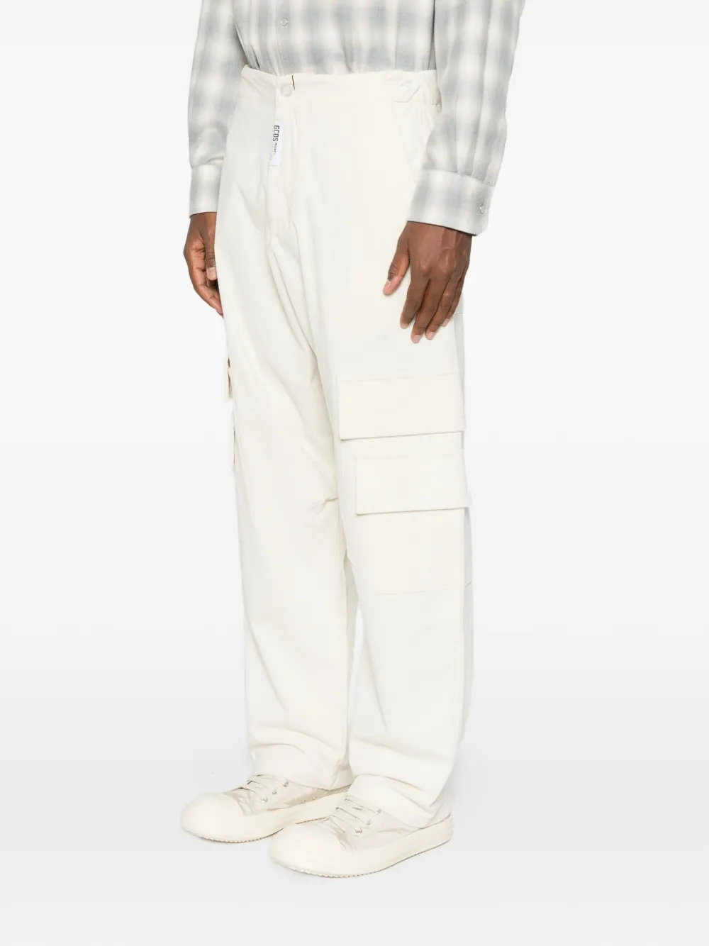 GCDS corduroy cargo pants Beige