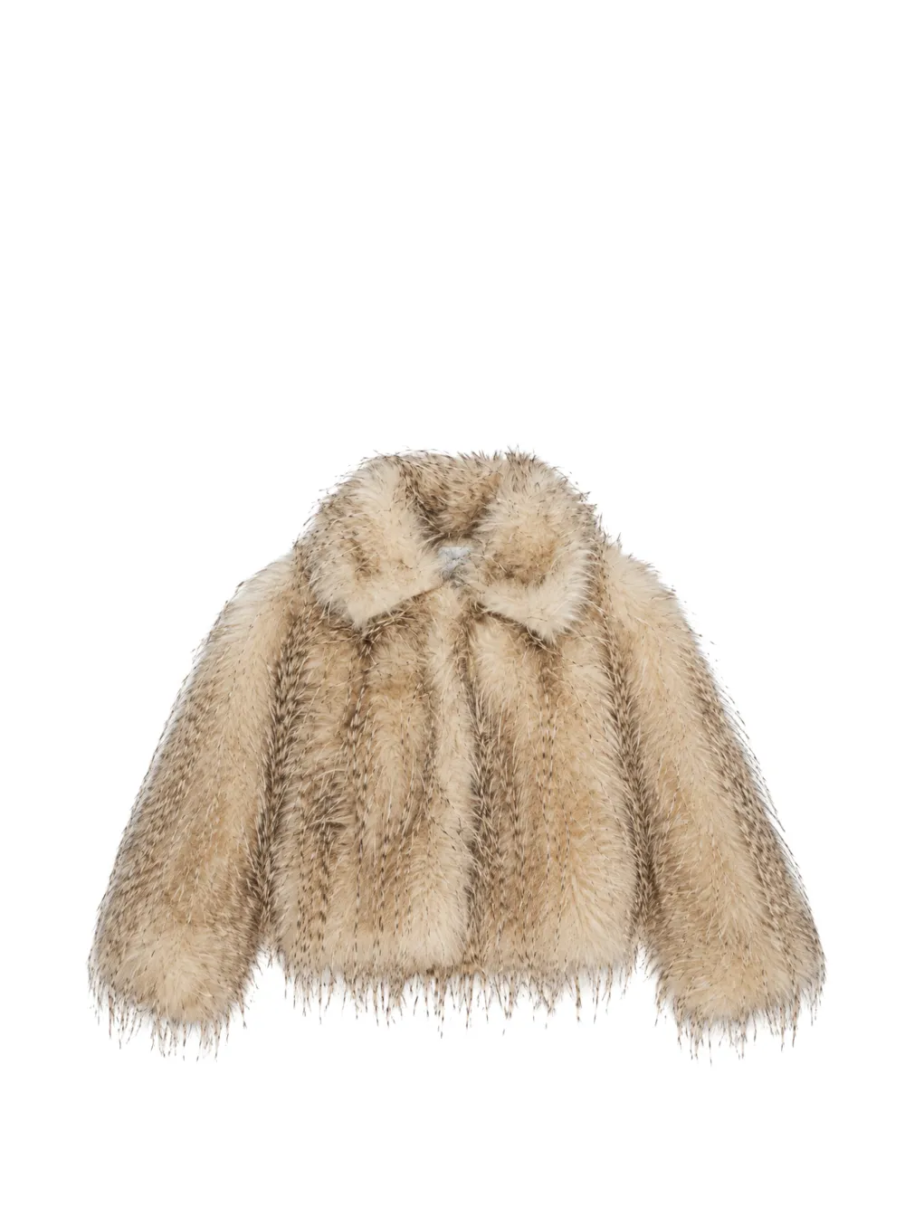 Miss Grant Kids faux-fur jacket - Tons neutres Miss Grant Kids faux-fur jacket - Tons neutres