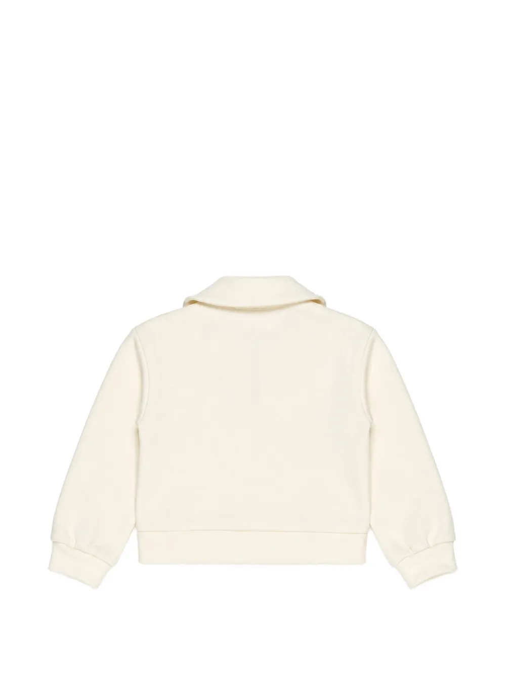 Miss Grant Kids Sweater met strik-detail en kraag Beige