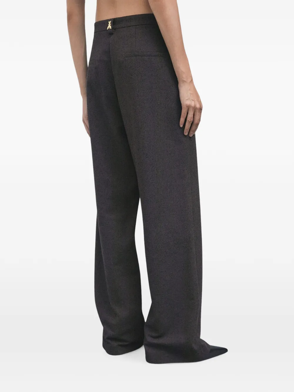 Patrizia Pepe Micro-bouclé broek Bruin