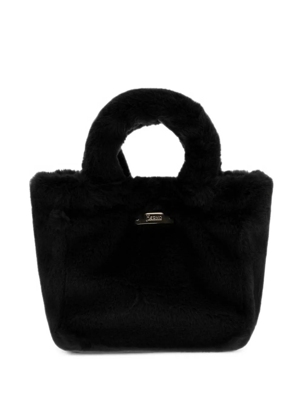 Herno faux-fur tote bag