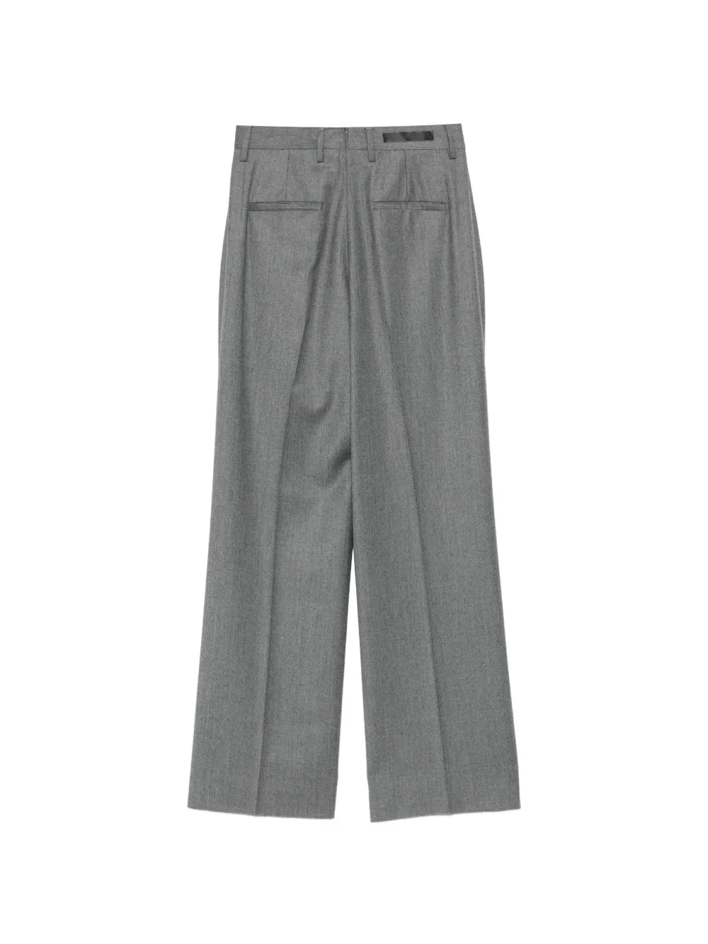 Briglia 1949 pressed-crease straight-leg trousers Grijs