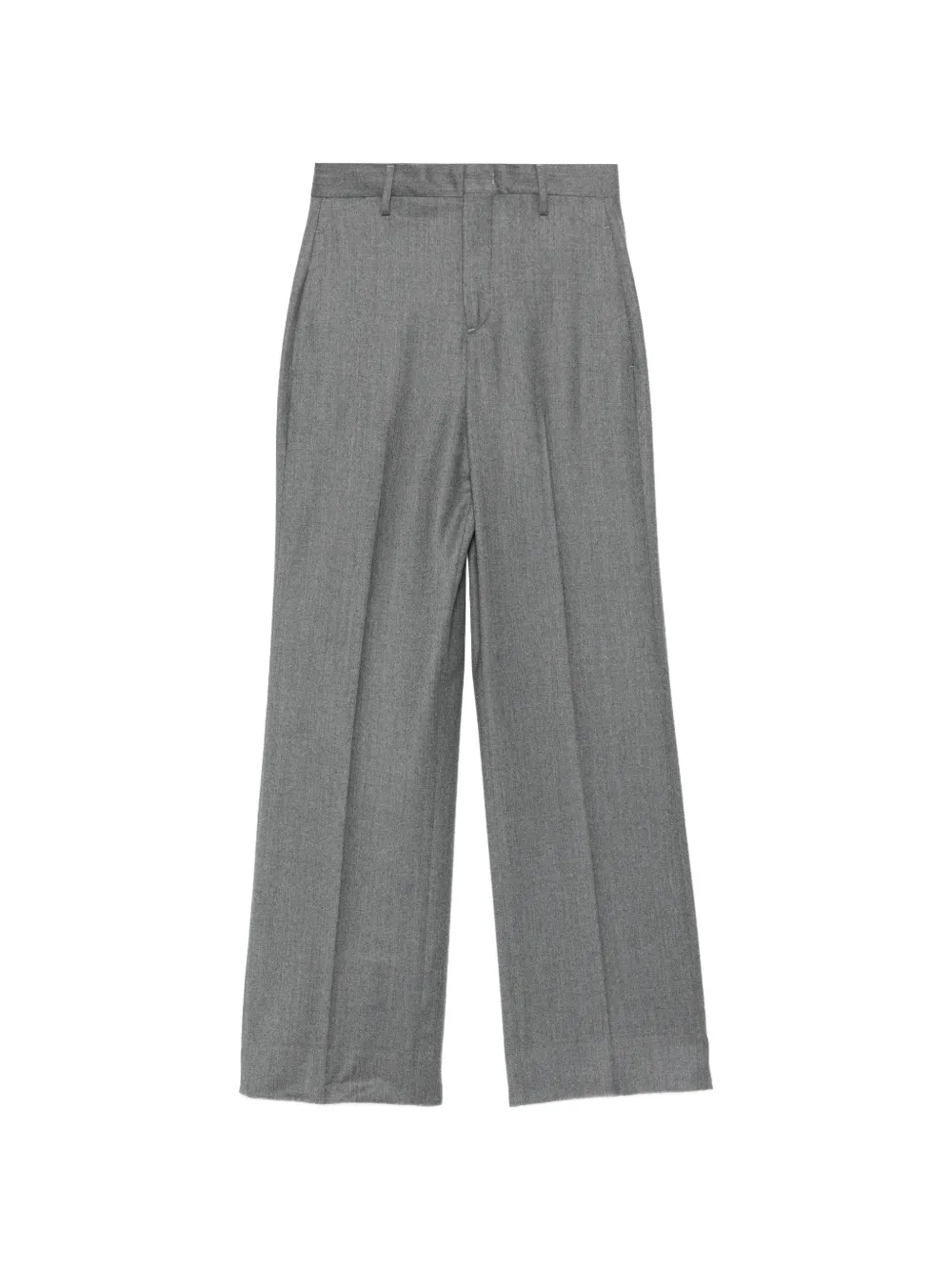 Briglia 1949 pressed-crease straight-leg trousers Grijs