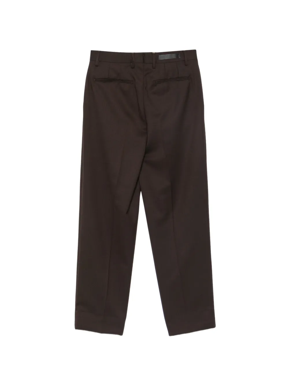 Briglia 1949 pressed-crease tailored trousers Bruin