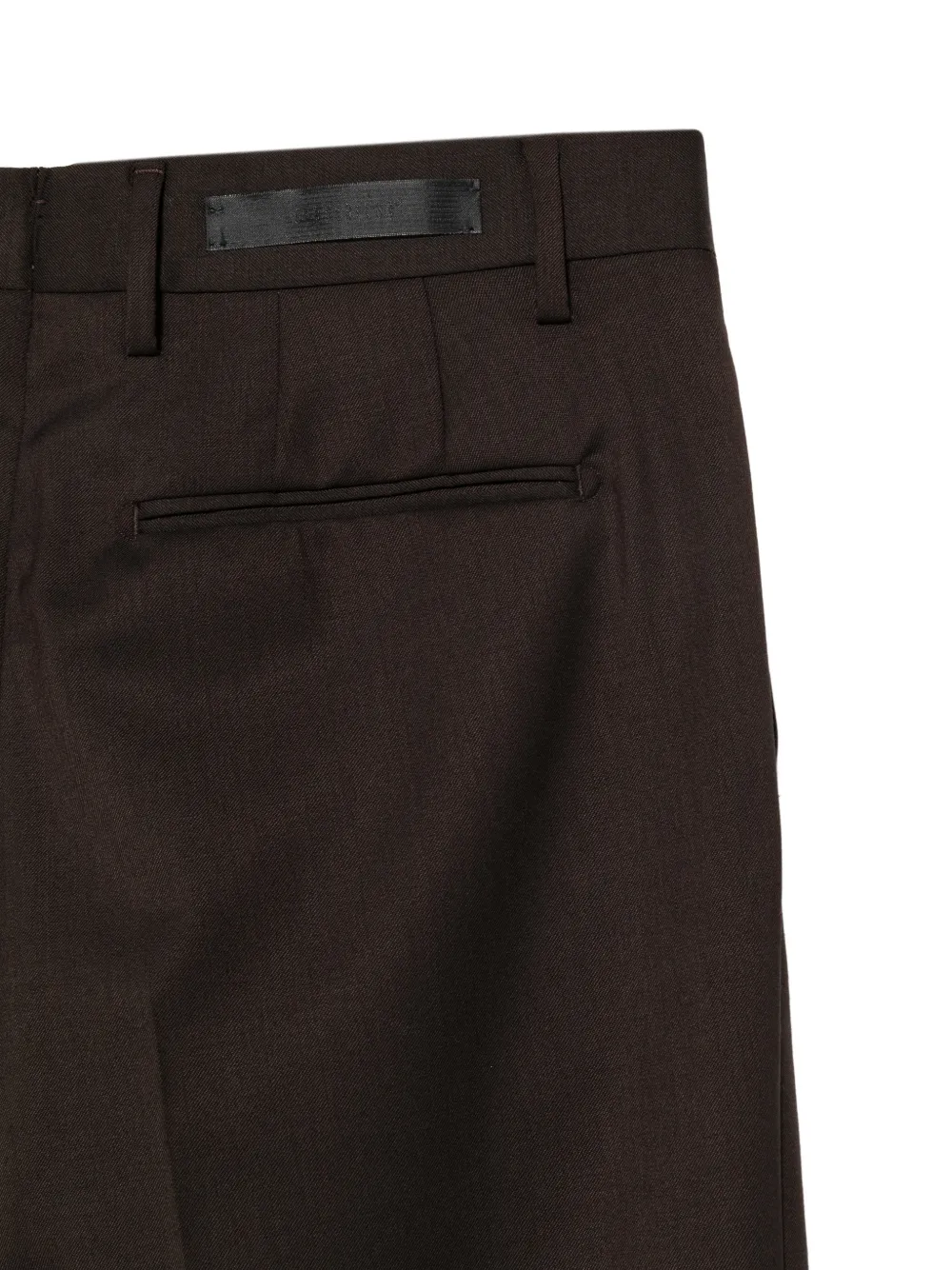 Briglia 1949 pressed-crease tailored trousers Bruin