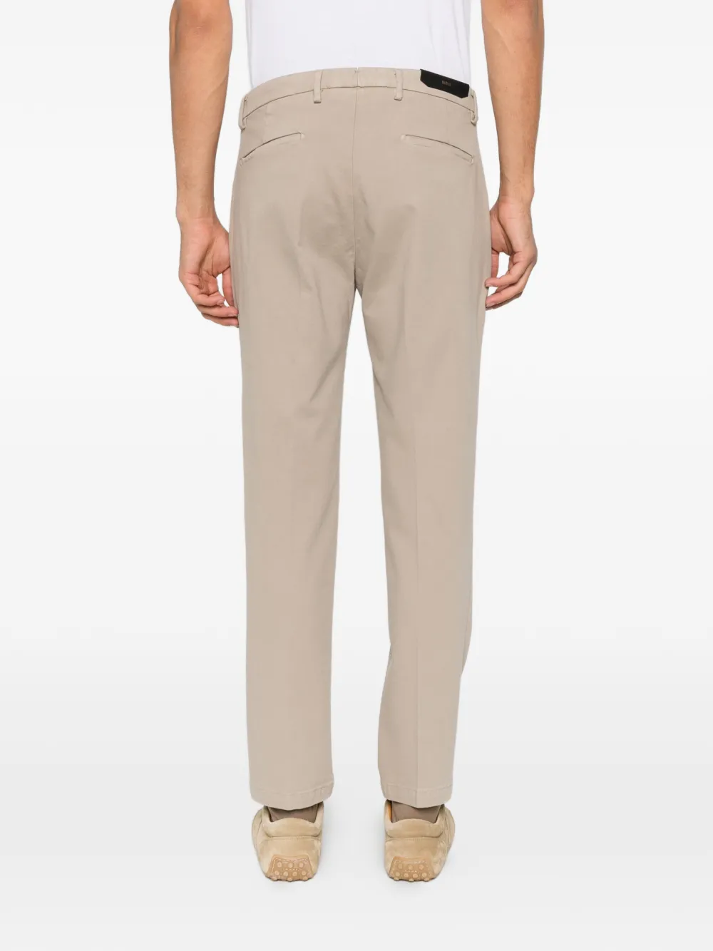 Briglia 1949 Tiberio pleated chino trousers Beige