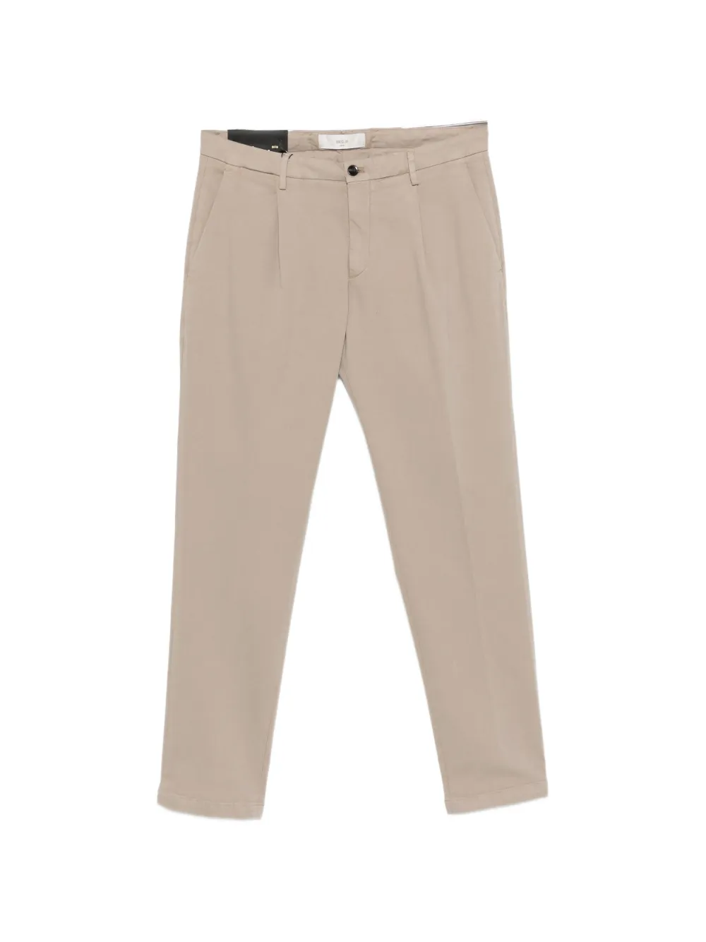 Briglia 1949 Tiberio pleated chino trousers Beige
