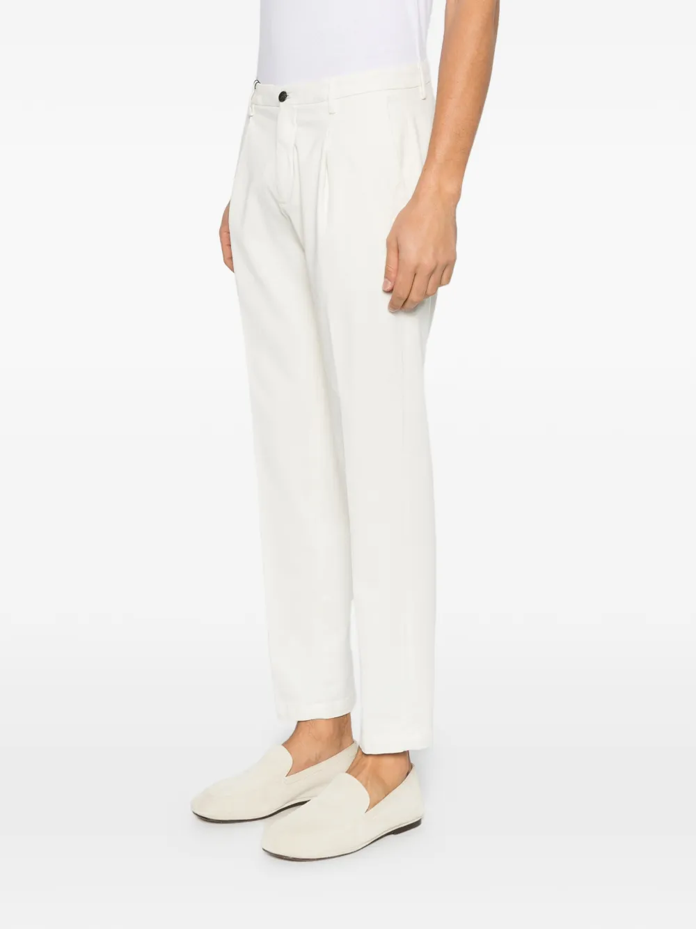 Briglia 1949 pleated-detail straight-leg trousers Wit