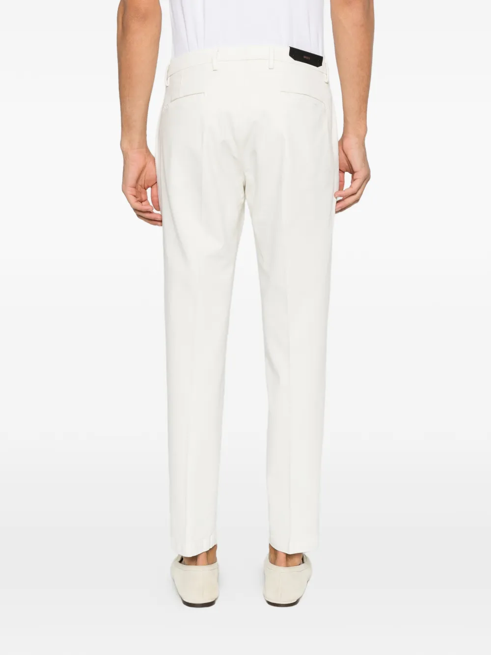 Briglia 1949 pleated-detail straight-leg trousers Wit