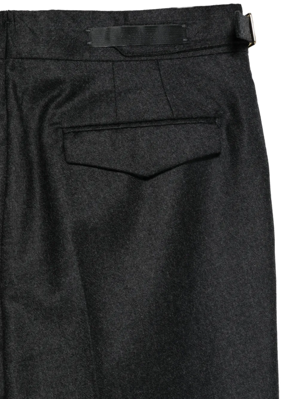 Briglia 1949 pleated-detail turn-up trousers Grijs