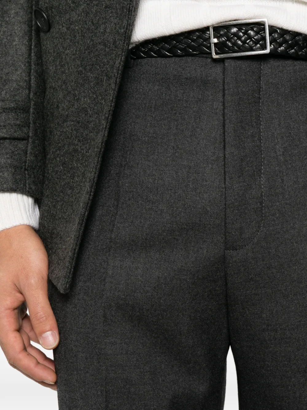 Tagliatore pressed-crease tailored trousers Grijs