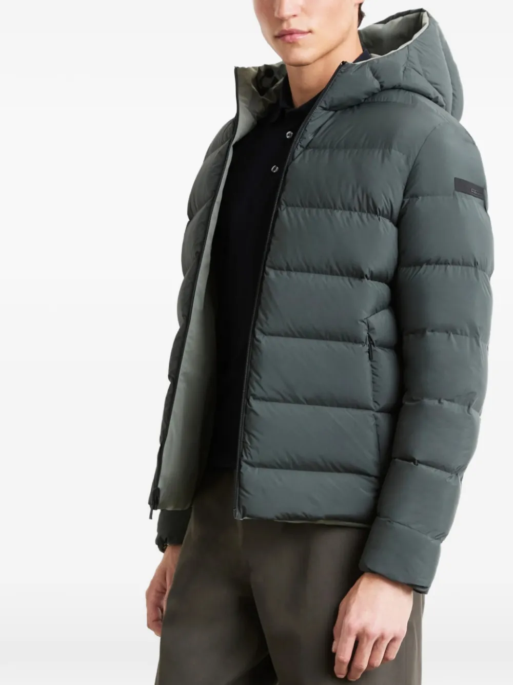 RRD hooded reversible jacket Groen