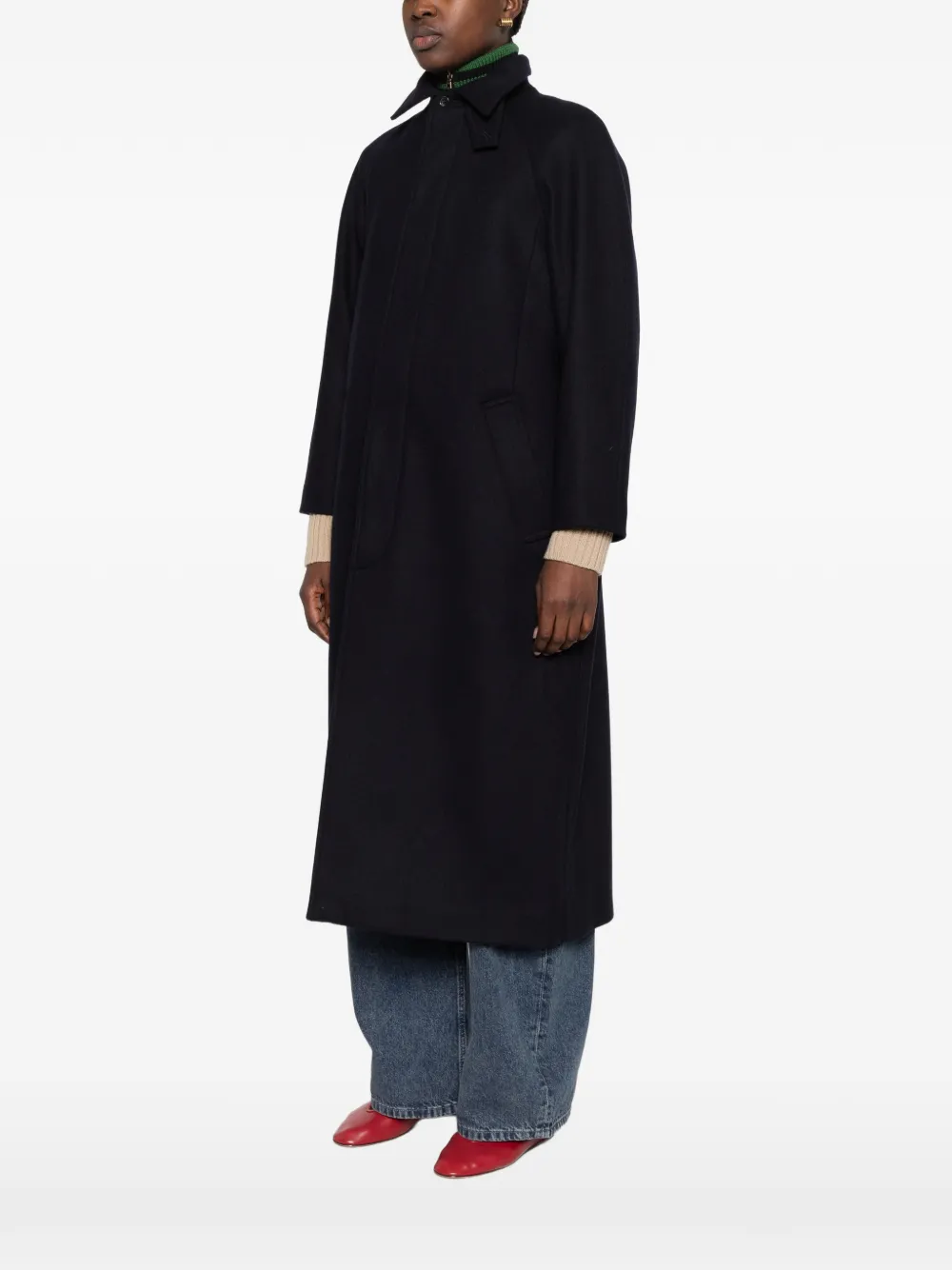 A.P.C. Pia wool coat Blauw