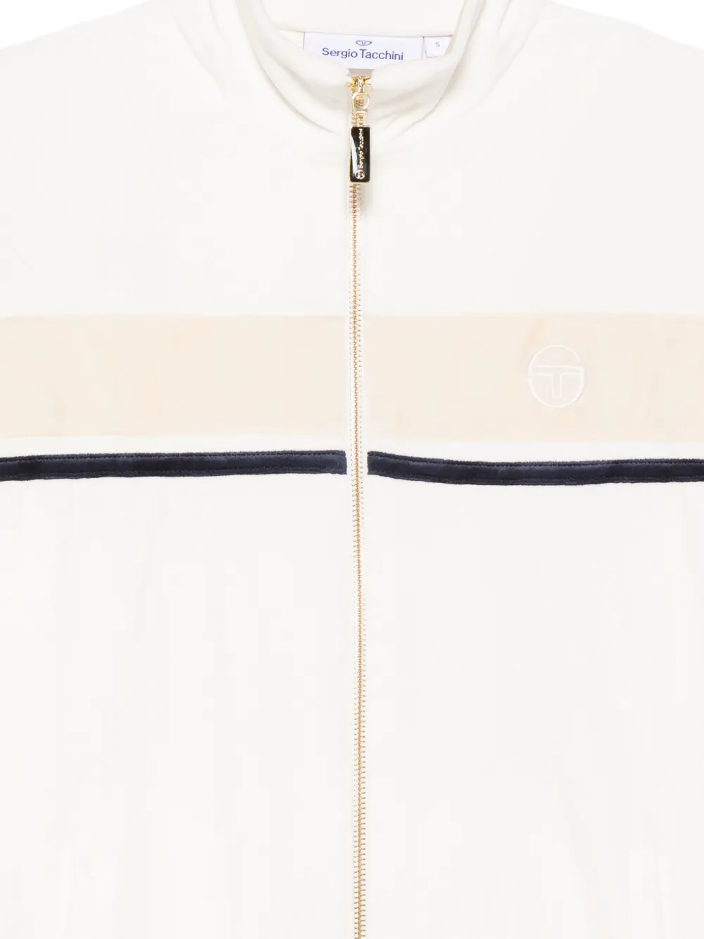 Sergio Tacchini Damarindo fluwelen trainingsjack Wit