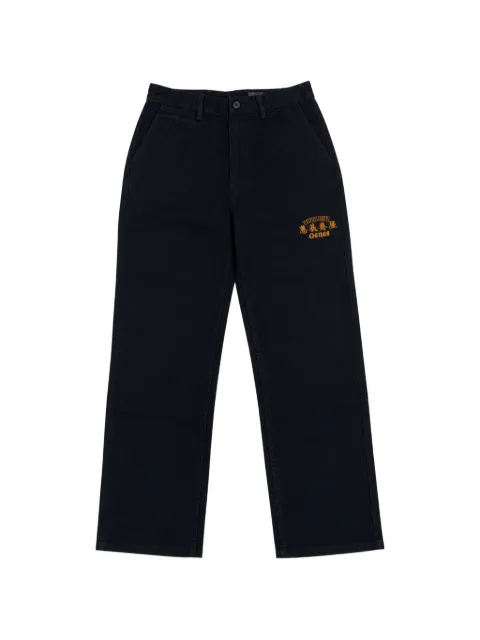 EVISU Ebisu & Seagull logo-embroidered straight-leg jeans