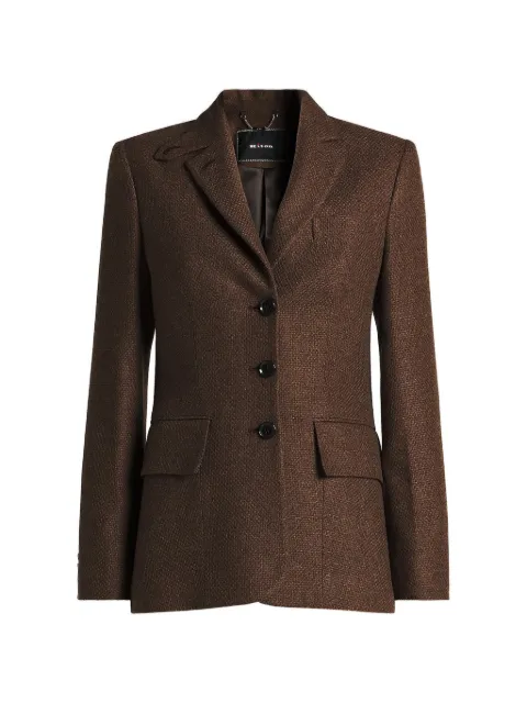 Kiton single-breasted notch-lapels blazer