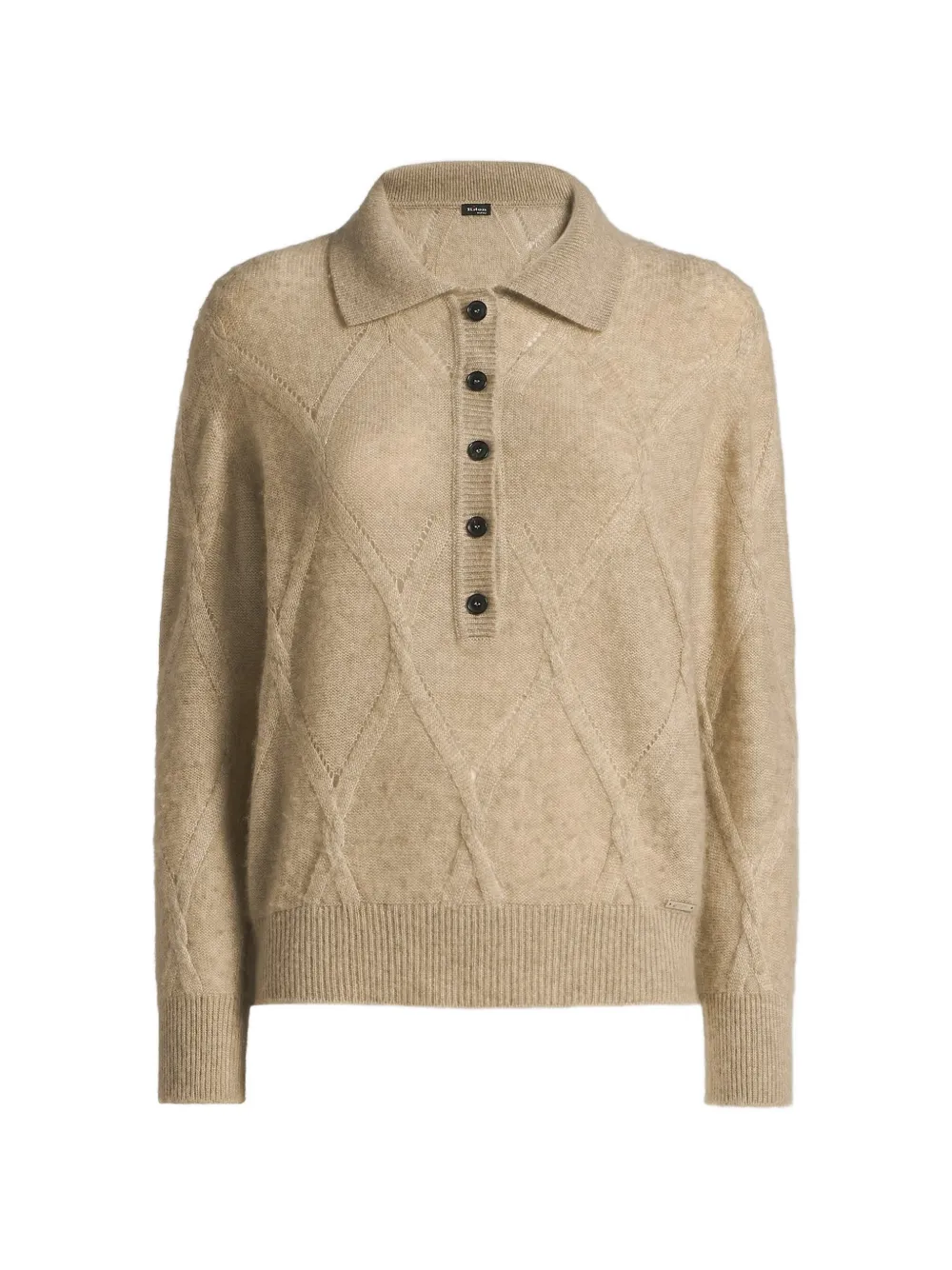 Kiton Polo a rombi - Toni neutri