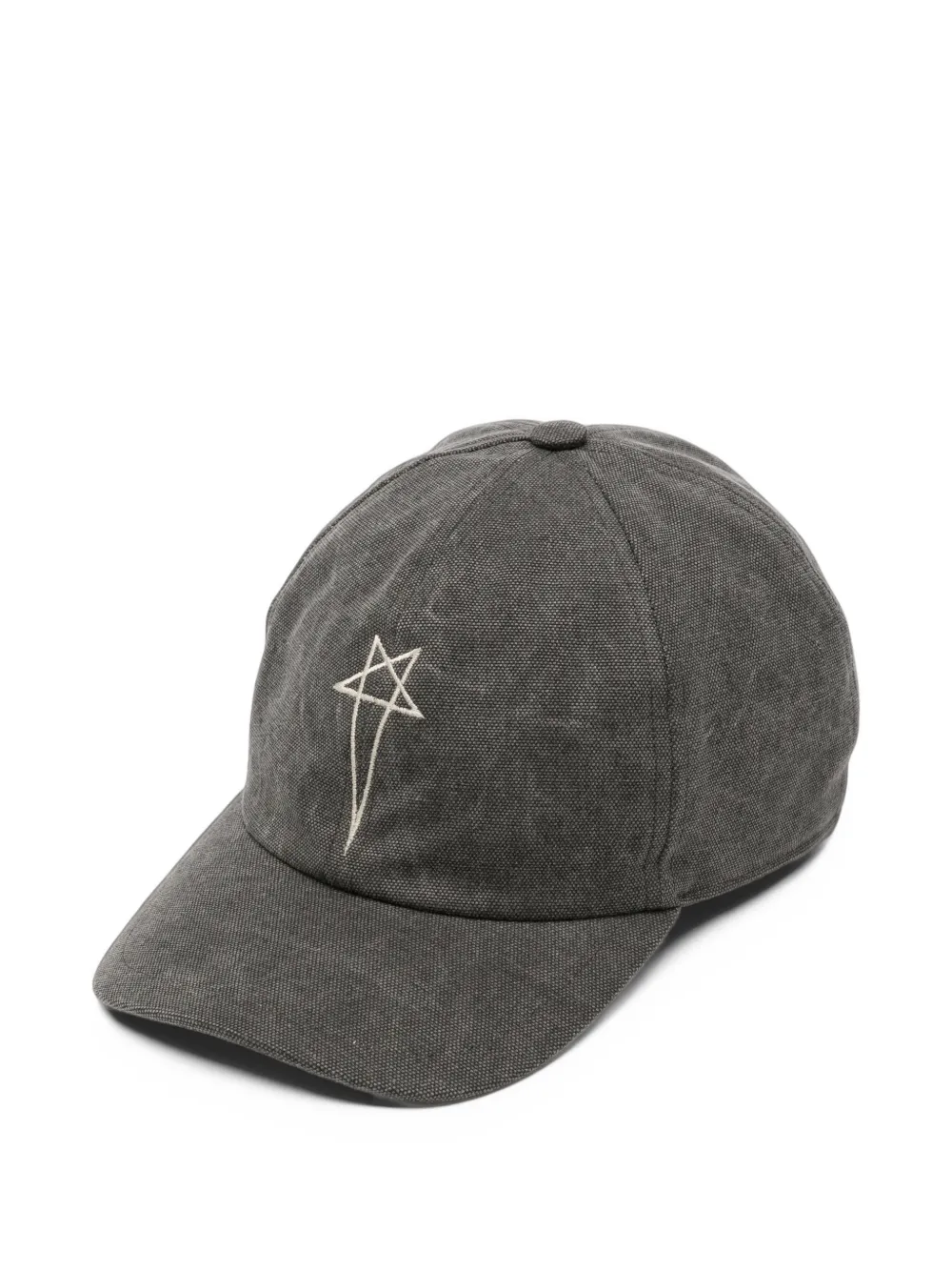 Rick Owens DRKSHDW Pentagram baseball cap - Grau