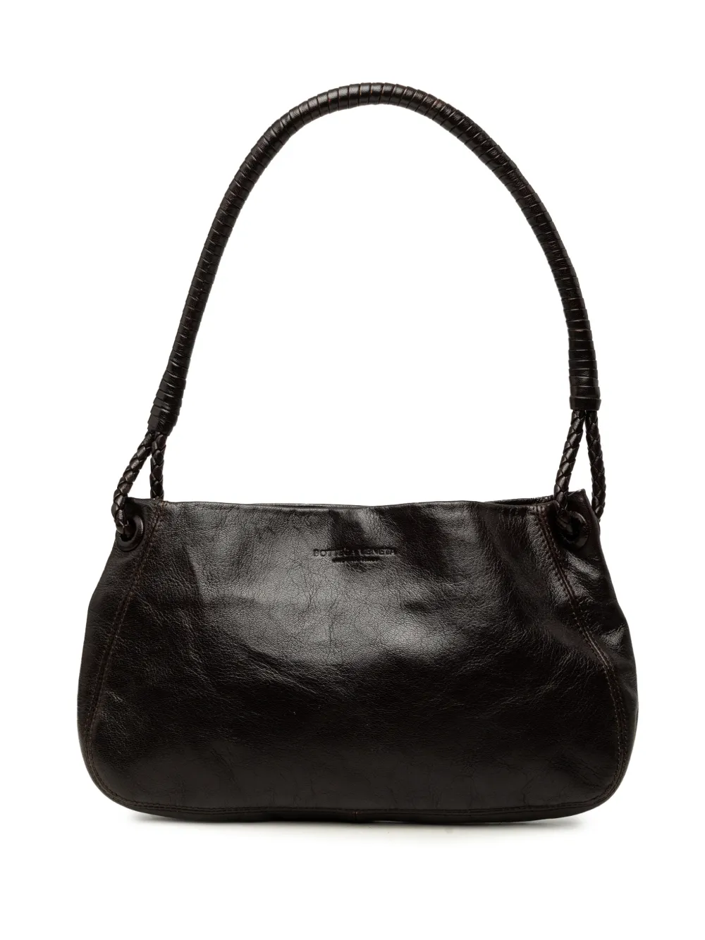 Bottega Veneta Pre-Owned 2000-2007 Intrecciato Trimmed Nappa shoulder bag - Marrone