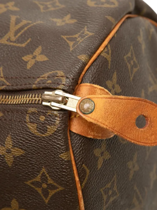 Louis Vuitton Pre-Owned 1992 Monogram Speedy 35 Boston Bag | Brown