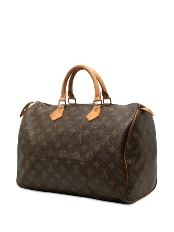 【早い者勝ち♪】Louis Vuitton ボストンバッグ Louis Vuitton Pre-Owned 1992 Monogram Speedy 35 Boston Bag | Brown