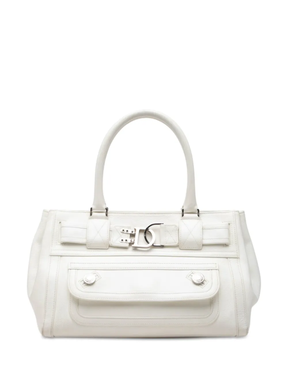 Christian Dior Pre-Owned 2005 Calfskin Flight handbag - Weiß