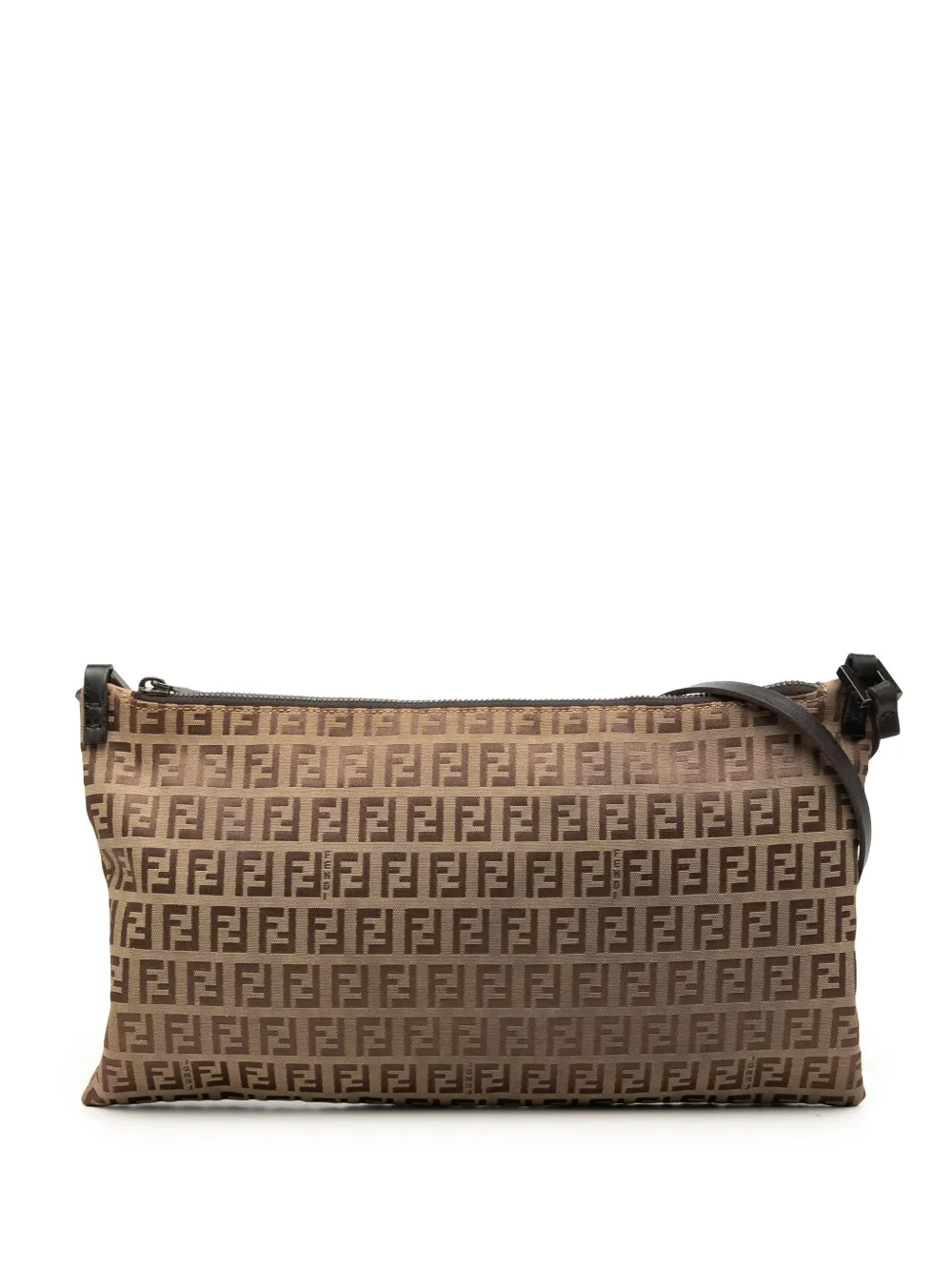Fendi Pre-Owned 2000-2010 Zucchino Canvas crossbody bag - Brown