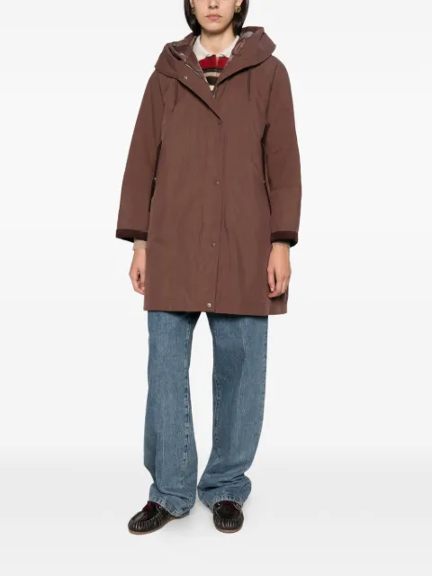 Duno Nako hooded quilted-lining parka coat