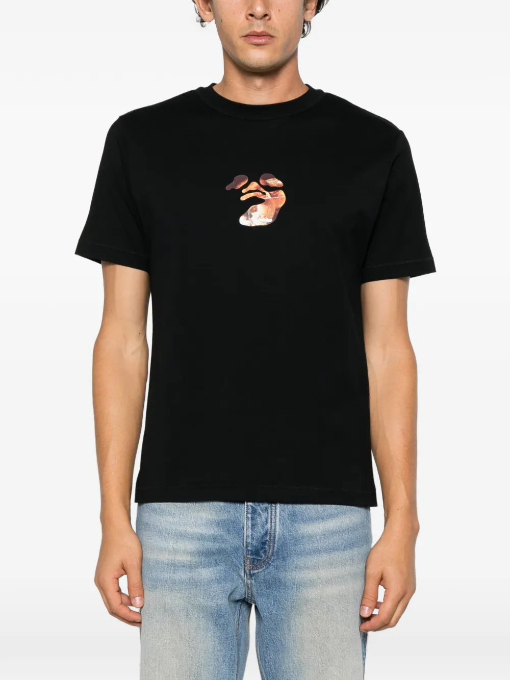 Off-White Narciso Poster T-shirt Zwart