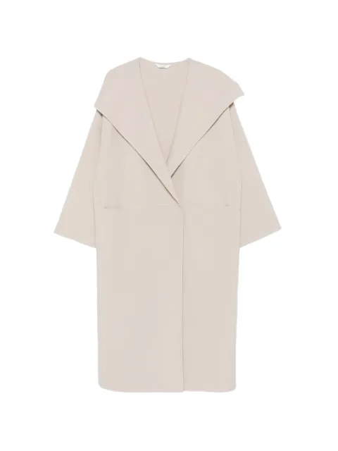 Hevo oversized-lapel wool coat