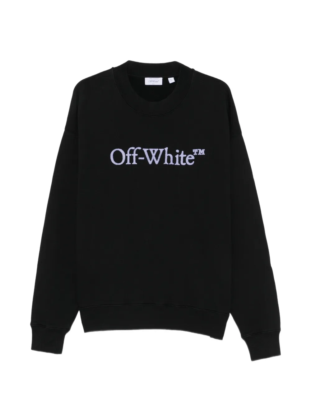 Off-White logo-embroidered sweatshirt - Nero