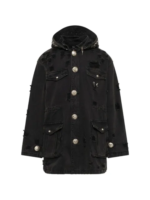 THUG CLUB distressed Hothead M-65 jacket