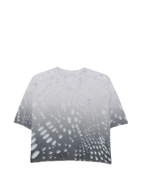 On  Volt-T gradient-effect logo-print T-shirt