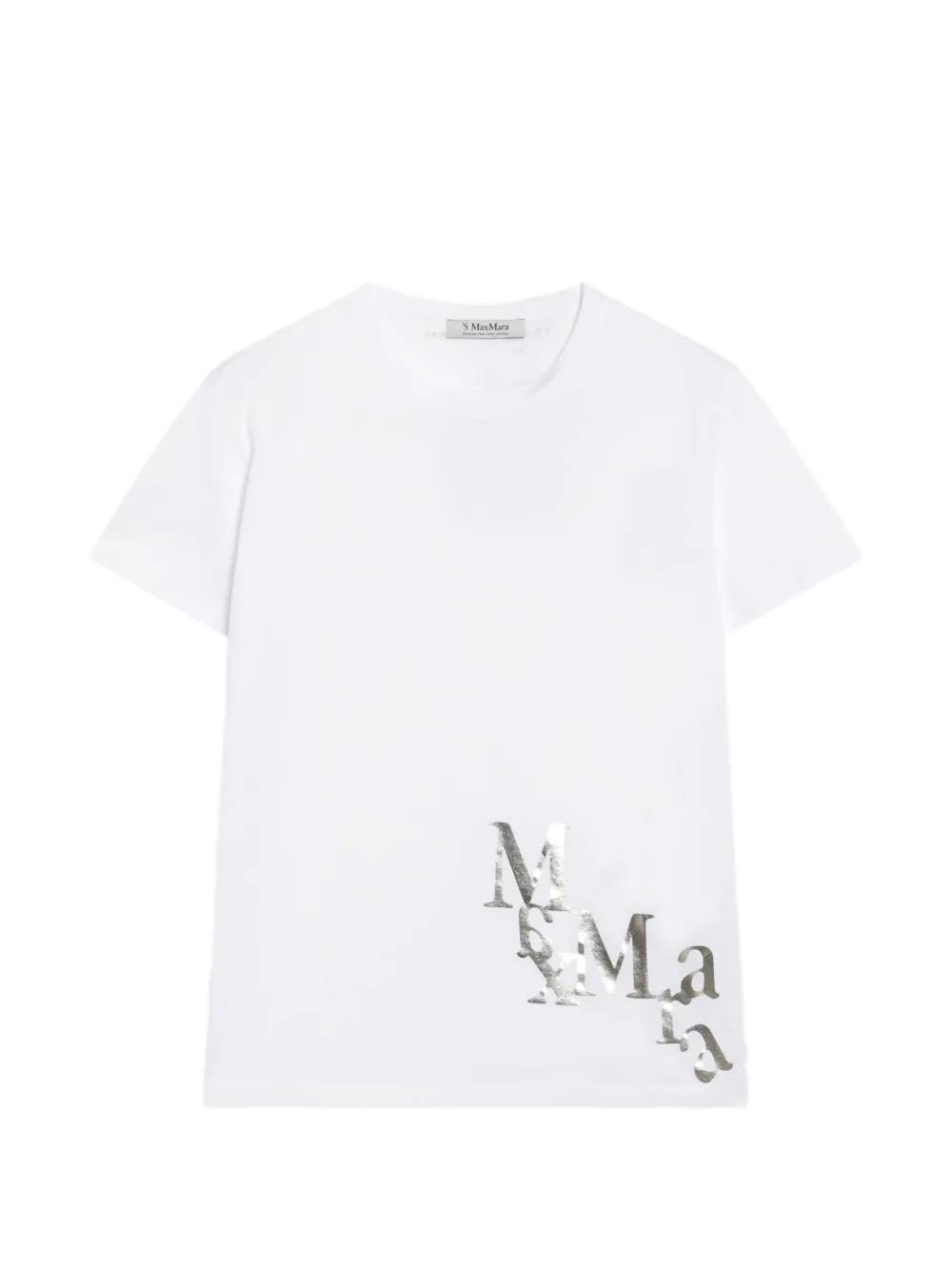 'S Max Mara logo-print T-shirt - Bianco