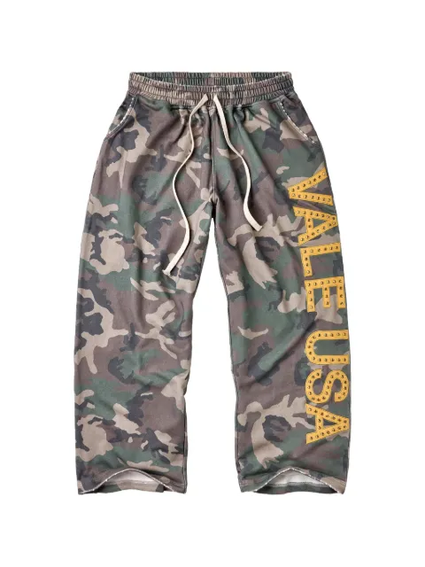 Vale camouflage-print studded track pants