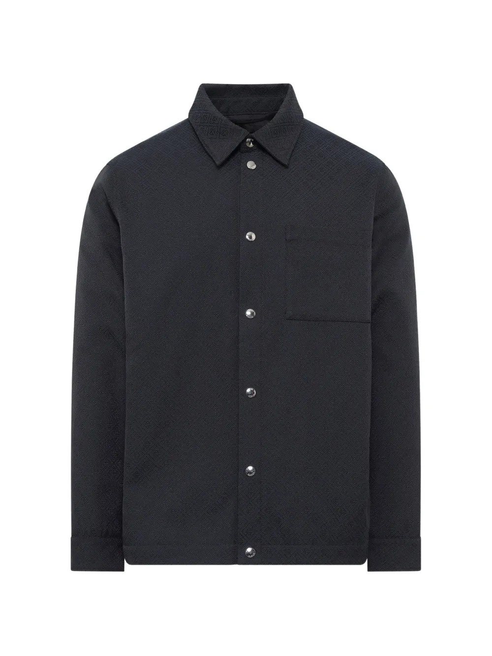 Casablanca quilted long-sleeve shirt - Schwarz