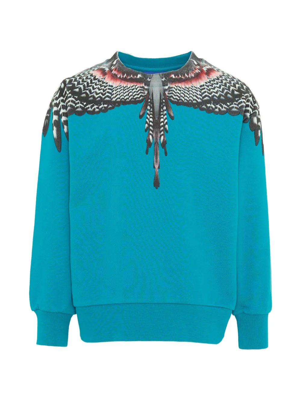 COUNTY OF MILAN Wings-print sweater - Blu
